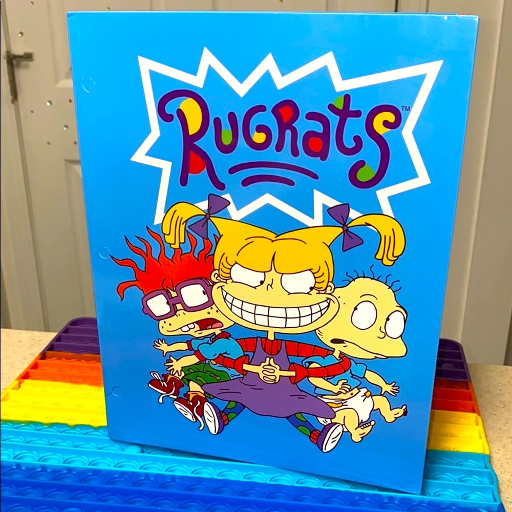 Nickelodeon Rugrats Themed Notebooks and Binder - Blue, Purple, Green - Picture 9 of 12